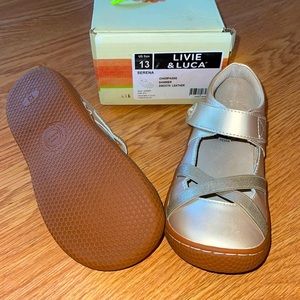 Livie and Luca Champagne Shimmer Shoes